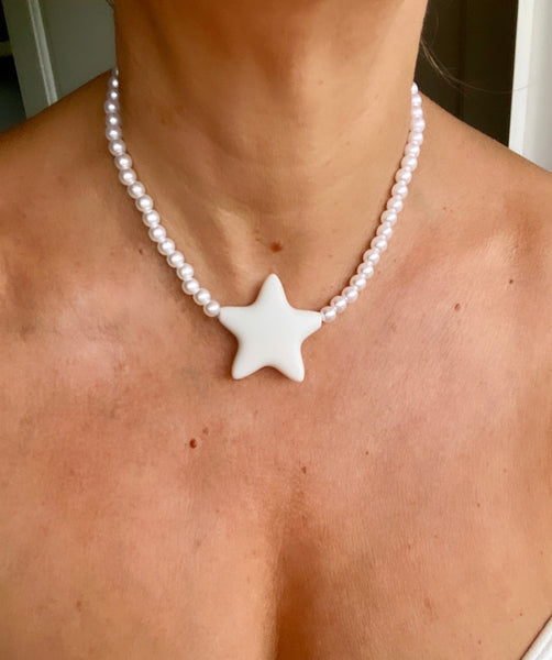 Collar Perla Estrella