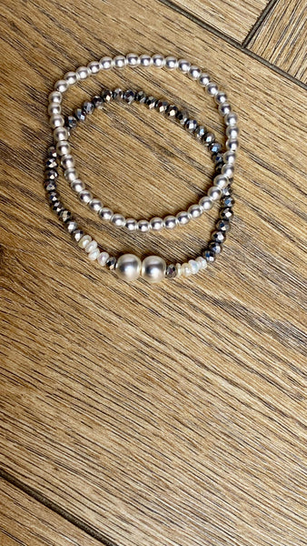 Pulseras Dúo Silver Moon