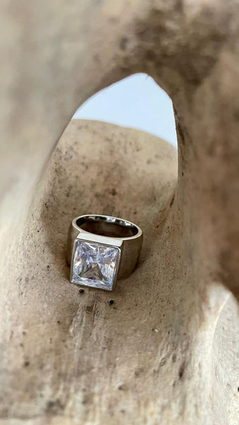 Anillo Aura Square