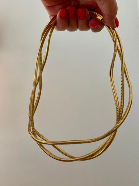 Pulsera -Collar Multivueltas"Nudo Aura"