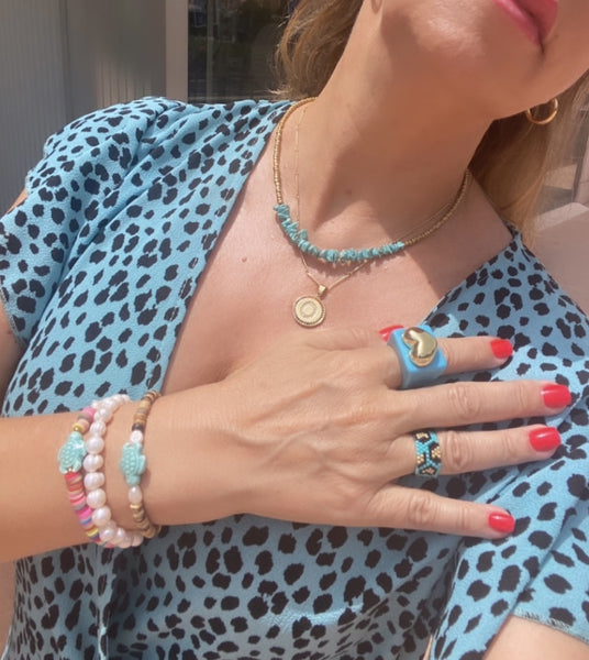 Anillo Candy Turquesa