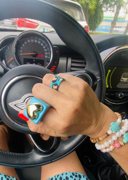 Anillo Candy Turquesa