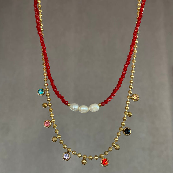 Collar Gargantilla Coralina