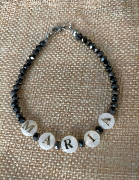Pulsera personalizada hematites